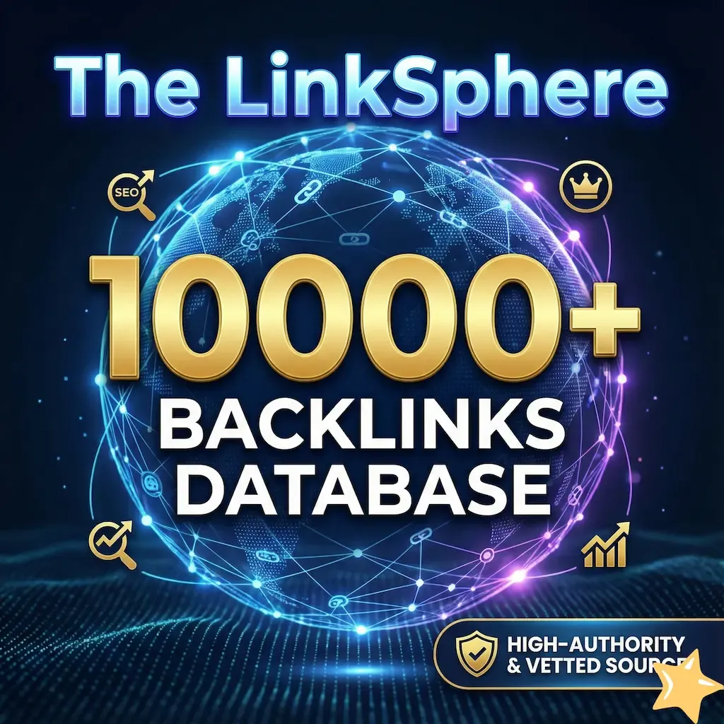 The LinkSphere, 10000+ Backlinks Database.webp