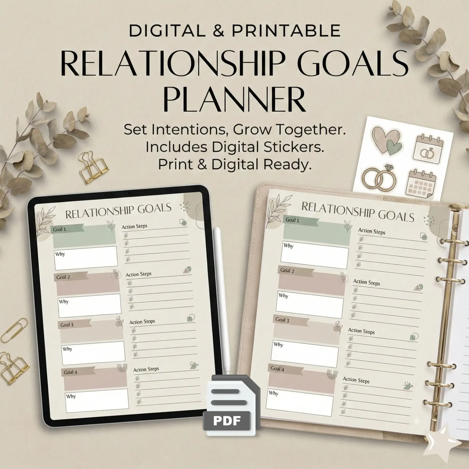 Relationship Goals Planner | Bondly