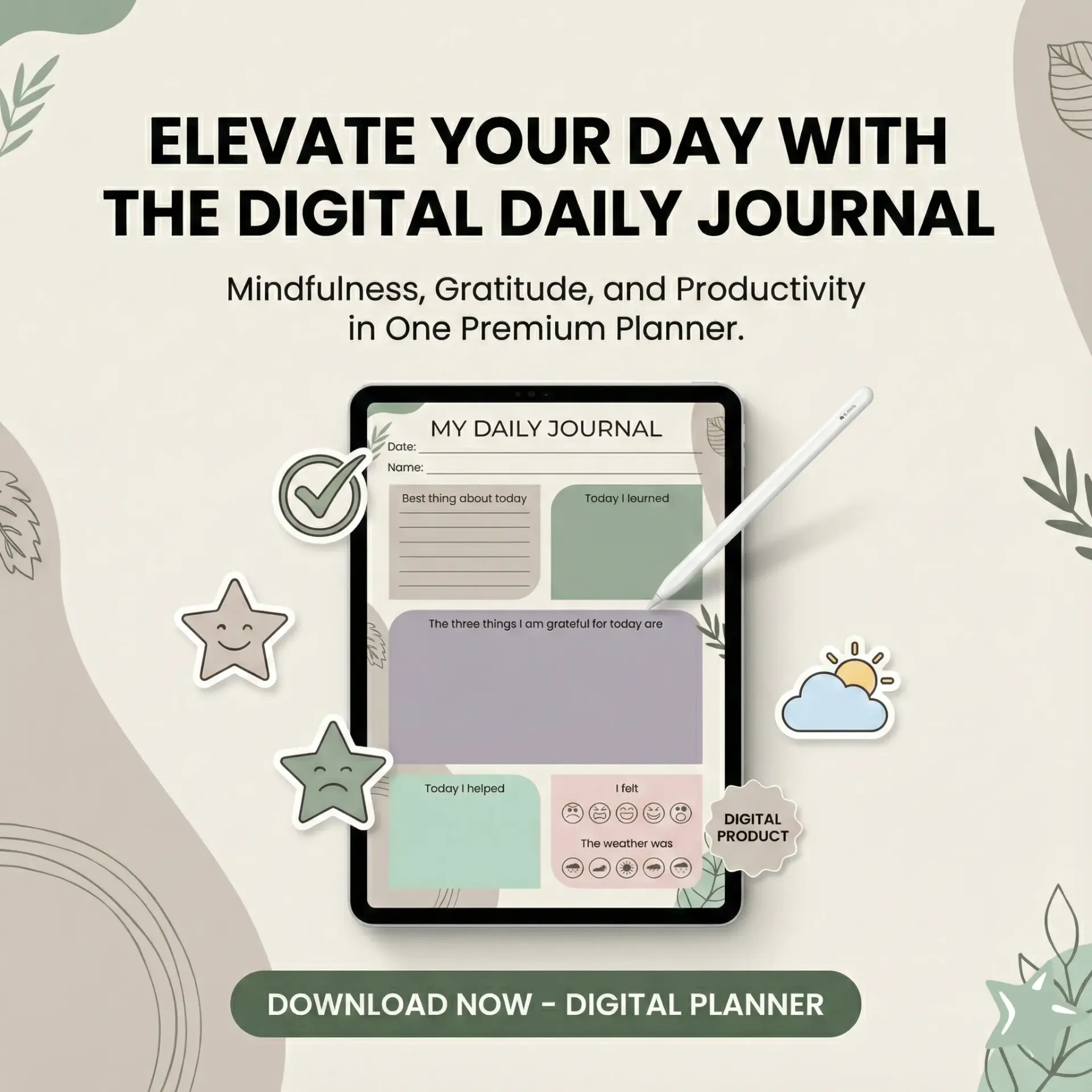 My Daily Journal Planner | Dayra