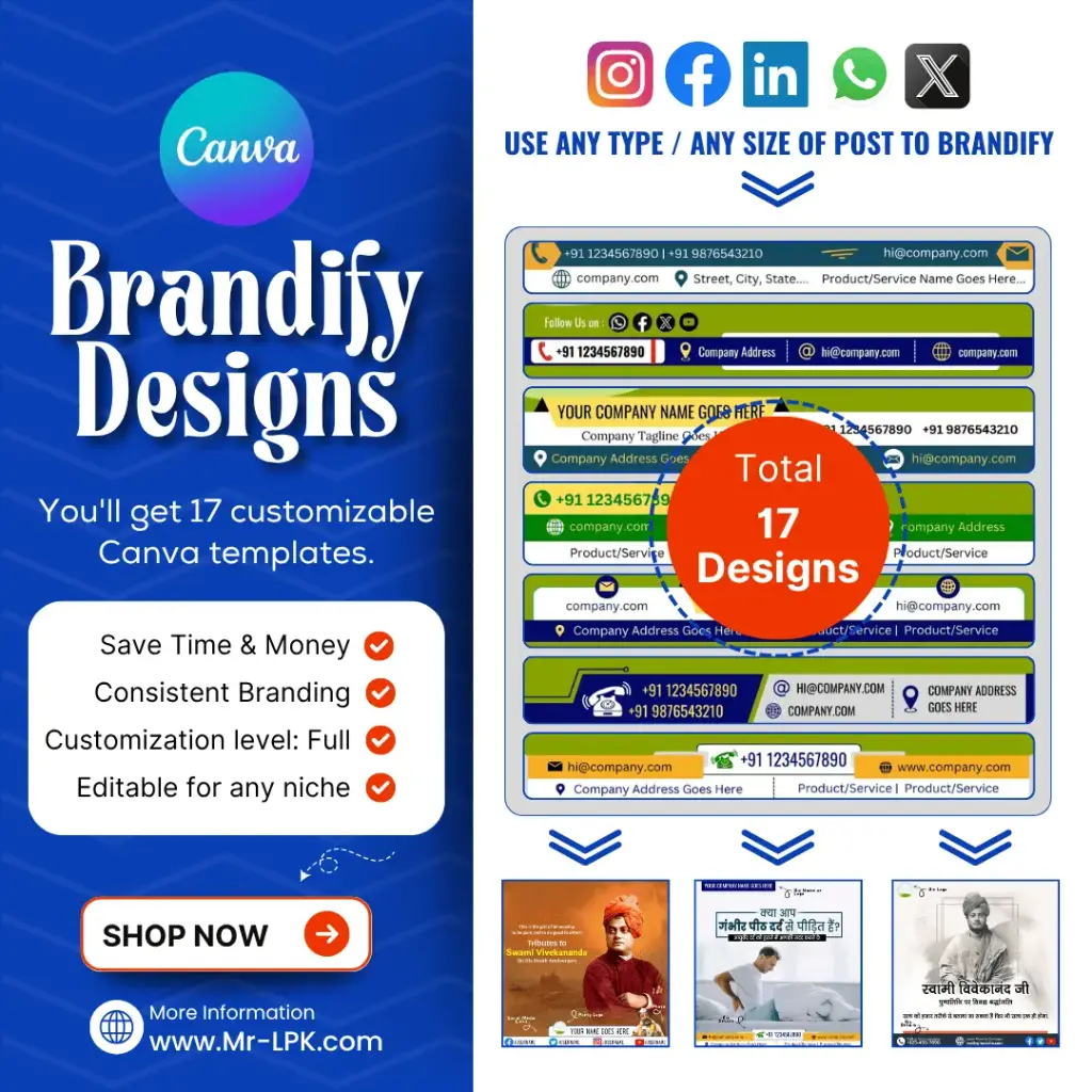 Brandify Designs - 17 Custom Social Media Frames