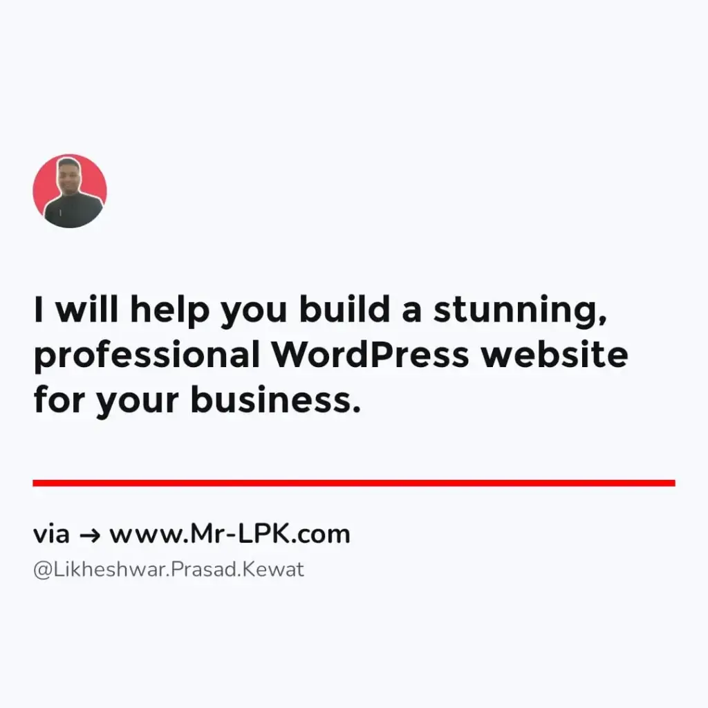 WP Website Development Service