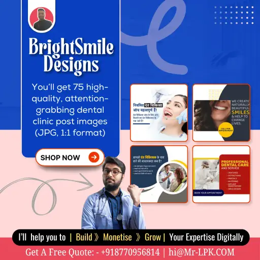 BrightSmile Designs – 75 Dental Clinic Social Media Post Image Designs