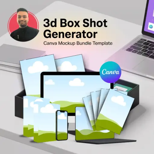 Mockify: 3D Box Shot Mockup Bundle
