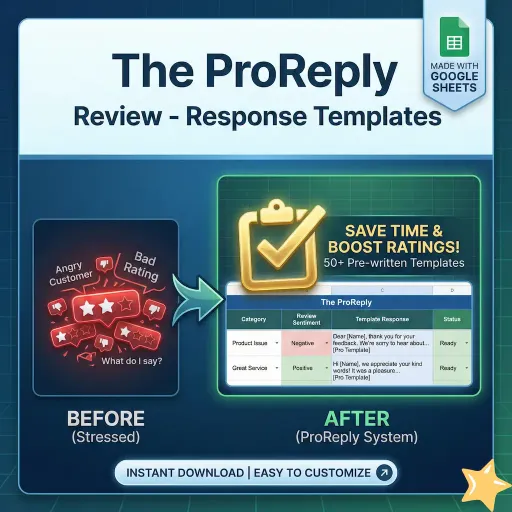 ProReply: 350+ Review - Response Templates